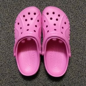 WORN ONCE Party Pink Baya Crocs Clogs